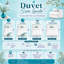 1.5 Tog Duvet & Duvet Pillow Set- Breathable & Soft Microfiber- All Uk Sizes-129883919