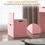 Coiffeuse et tabouret, ensemble de coiffeuse multifonctionnel 3-en-1, comprenant trois modes d'éclairage, un miroir HD, deux tiroirs coulissants et un tabouret de rangement caché.-520064919