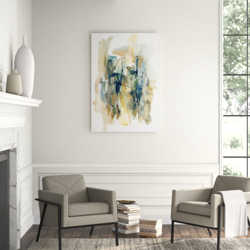 Natural Spread II Painting by Sonia Noir, Image Brush Gel, 44" H x 30" W