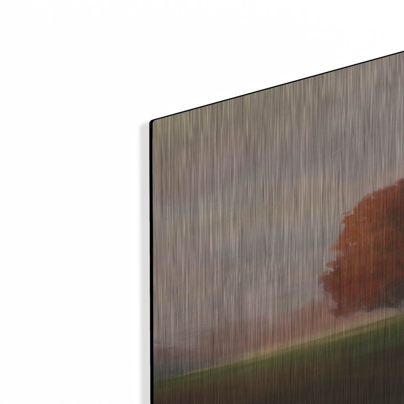 Art mural en métal «Autumn Glow» par Julia Purinton, H 16 po x l 24 po