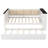 Twin Size Wood Daybed with Storage Shelves, Upholstered Backrest,USB and Trundle, White-243124430