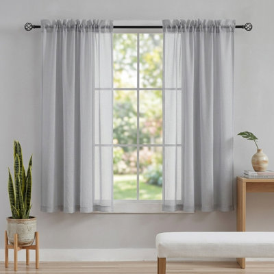 Linen Blend Kitchen Curtain Kitchen Pelmet