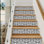 Adhésif décoratif carreaux d'escalier