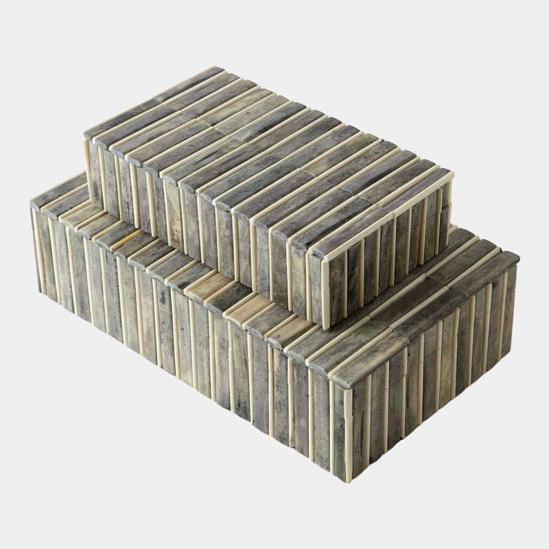 Bone Box, 2" H x 5" W x 9" D