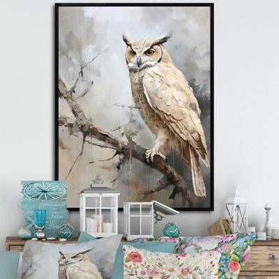 " Wise And Watchful Majestic Owl II "