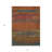 3' X 5' Terra Cotta Abstract Washable Indoor Outdoor Area Rug