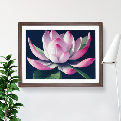 Bewitching Lotus Flower - Single Picture Frame Print