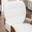 Swivel Height-Adjustable Tilting Faux Leather Office Chair With Curved Wood Design-18770552
