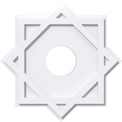 Médaillon de plafond 16 po x P 4 po x P 8 3/4 po x P 1 po Axel