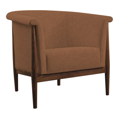Fauteuil demi-tonneau l 34,5 po Walnut Grove