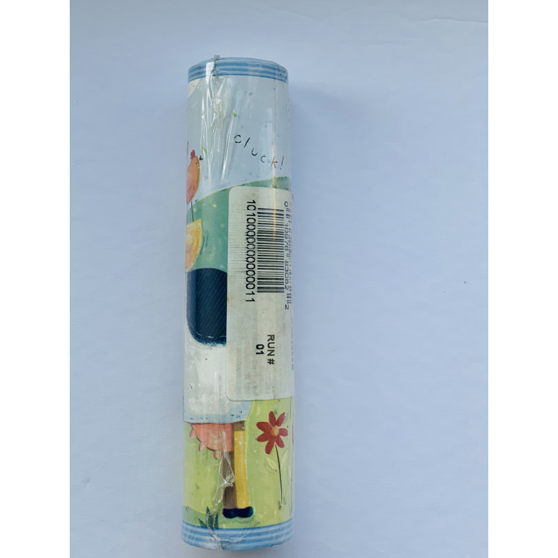 Bordure de papier peint pour animaux de ferme L 15 pi x l 7 po Tryon Kids