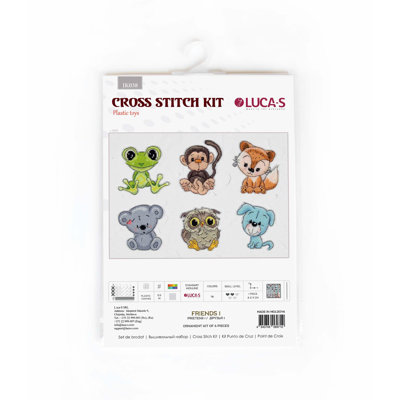 Trousse de point de croix compté Friends 1 de Luca-S JK038L