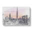 Dubai Skyline in Abstract - Wrapped Canvas-55317166