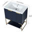 Meuble-lavabo de 30 pouces avec lavabo en résine