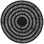 Bowline Black Handwoven Indoor/Outdoor Round Rug