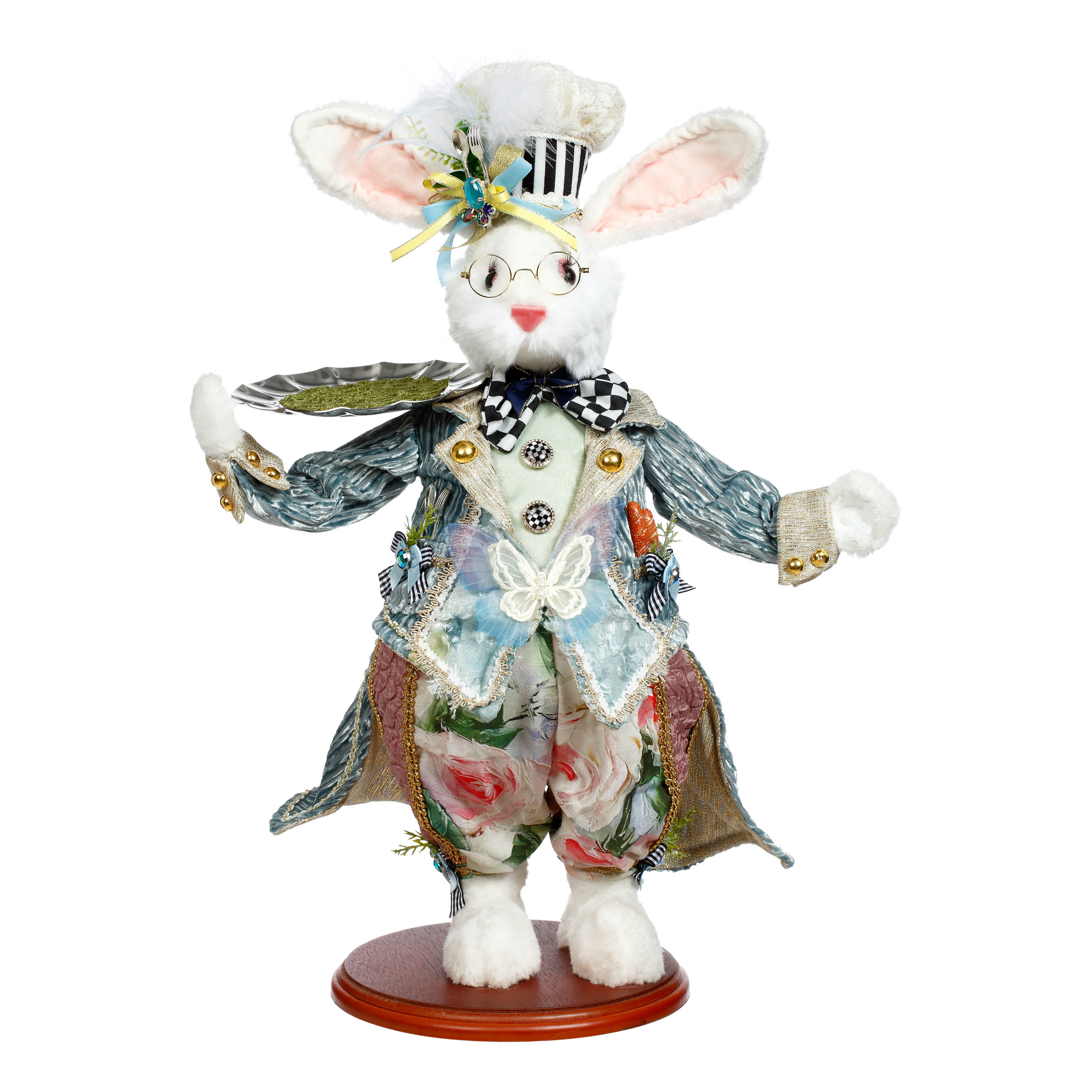 Mark Roberts Chef Rabbit With Tray - 20 Inches | Wayfair