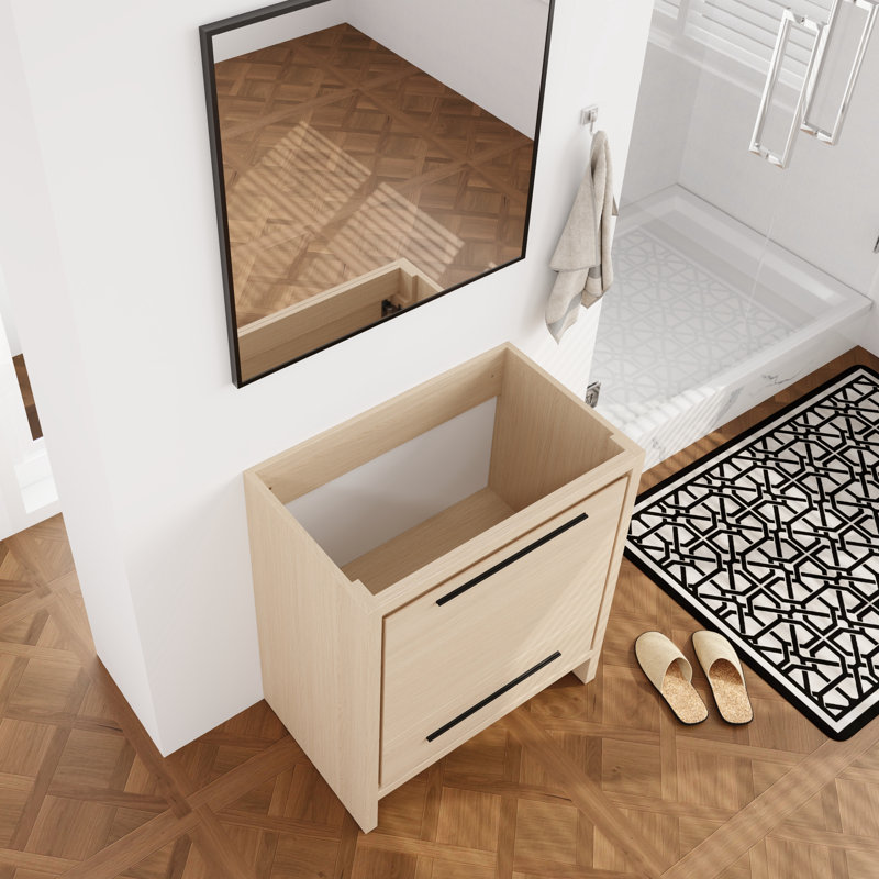 Base de meuble-lavabo simple 30 po sans plateau