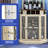 Sophisticated Corner Wine Bar Cabinet with LED Ambience and Versatile Storage