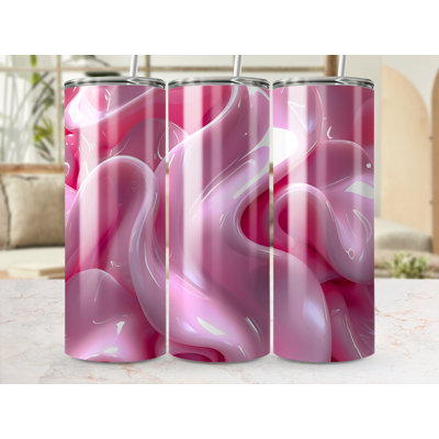 Choose Handmade Tumblers 591 mL Vacuum Insulated Stainless Steel (18/8) Travel Tumbler with Straw