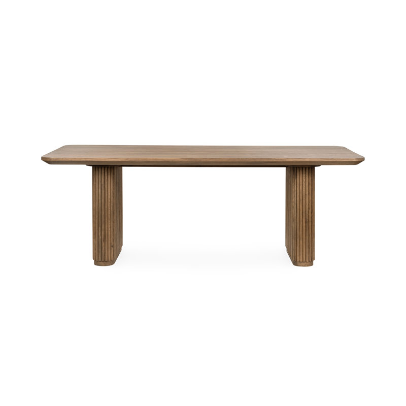 Table de salle à manger Vander, Brun fauve
