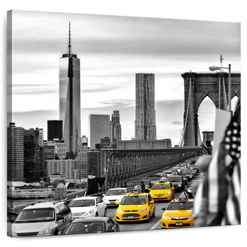 Mehar New York City - Taxis jaunes I, H 16 po x l 16 po