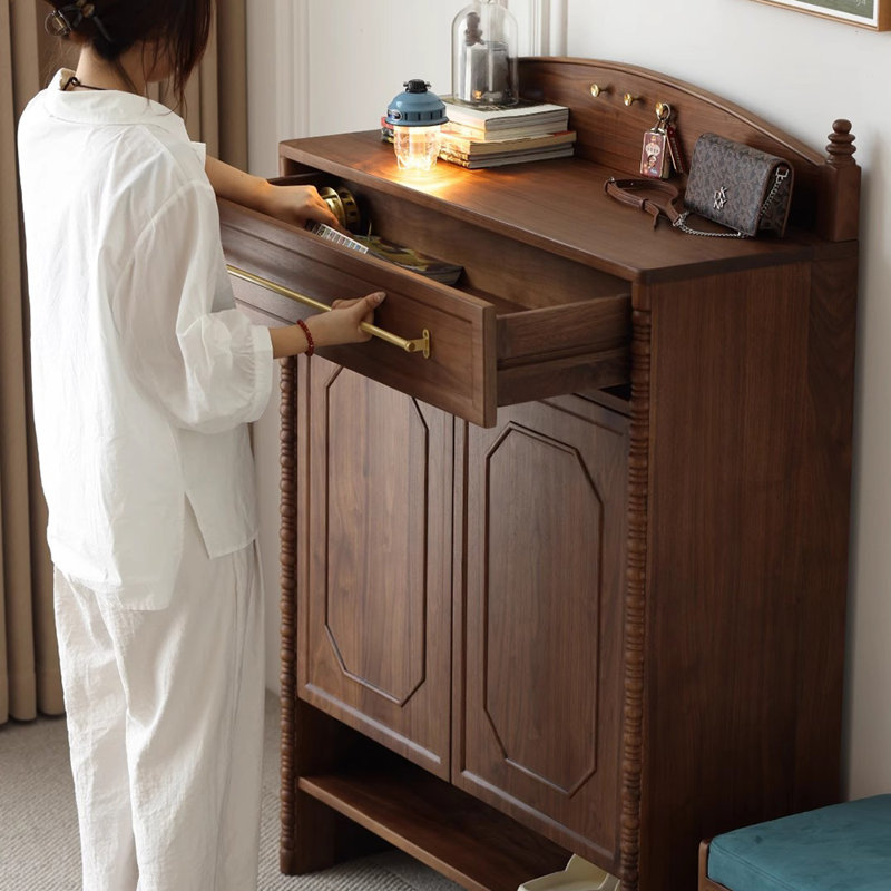 American style retro practical shoe cabinet