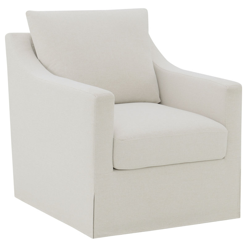 Fauteuil d'appoint pivotant Odis, Beige