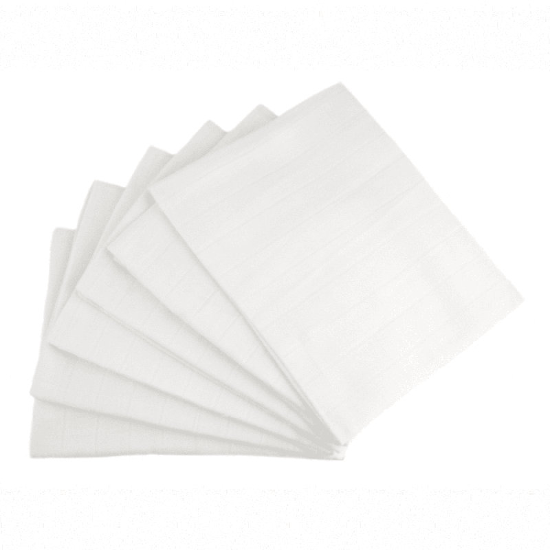 Norma Cotton Baby Blanket, White
