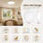 15.8in 36W Flush Mount Ceiling Light with Remote & App Control