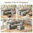 Acker 105'' Puff Cloud Modular Upholstered Sectional 3-seat-1062617962-1059061016