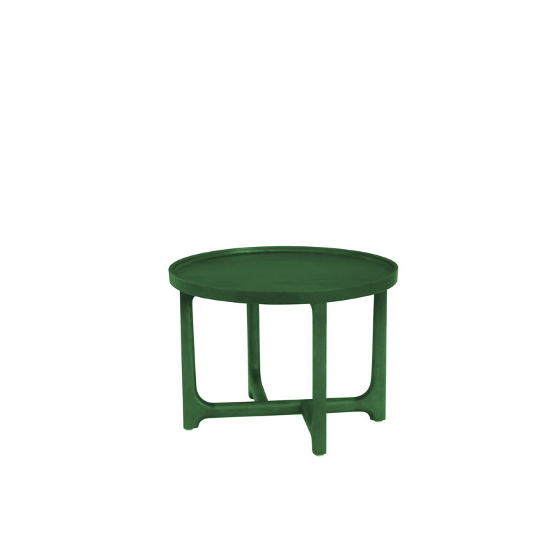 Lyrical End Table, Natural Oak, 11.2" H x 17.7" W x 17.7" D