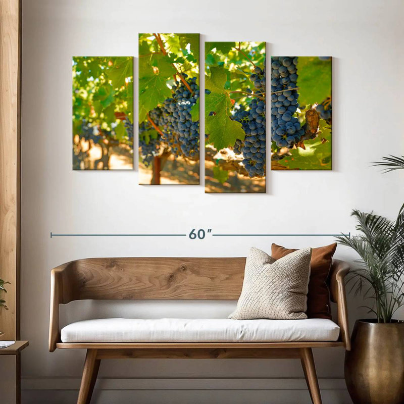 Yarlin Napa Valley Grapes, 32"H x 52"W