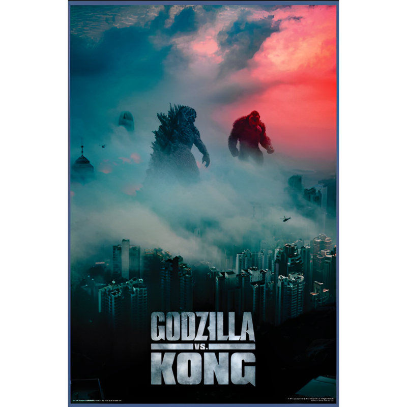 Affiche de film Godzilla contre Kong