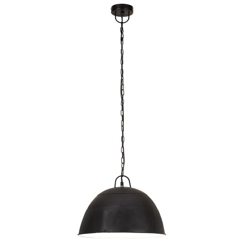 Daniela 1 - Light Single Pendant, 126cm H x 41cm W x 41cm D, Black