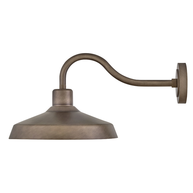 Hinkley Forge Medium Wall Mount Lantern, Brown