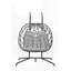 Chaises pour hamac avec support suspendu et coussins résistants aux rayons UV-933055084