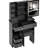 29.2" Desktop Vanity Table, Left Drawer, Cushioned Stool, Touch - Controlled, Tri Color Brightness Adjustable Mirror, Small Living Areas Brightness, Led Limited Spaces