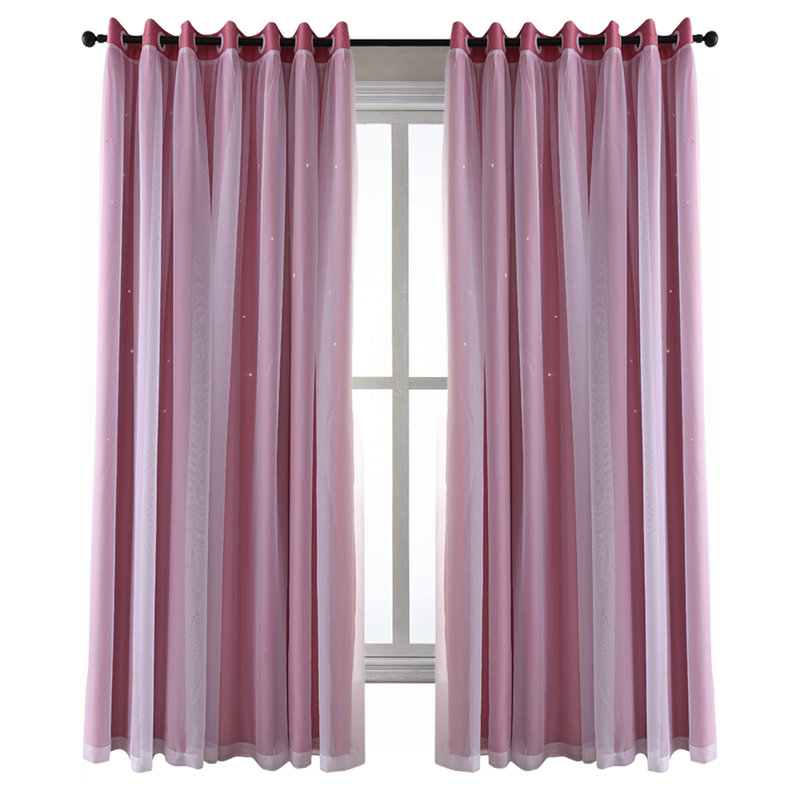 Blackout Curtain Pair, Pink