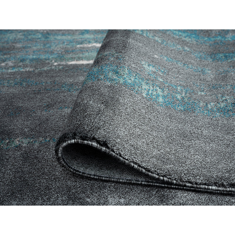 Tapis sarcelle, Rectangle 5 pi 2 po x 7 pi 5 po