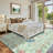 Washable Rugs for Bedroom Ultra-Soft Floral Peacock Floor Mats, Stain-Resistant Farmhouse Indoor Carpet with Non-Slip Backing, Foldable Thin Accent Rug for Living Room, Nursery-1540906856