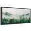 «Woodland Forest Landscape Green Mountain Mist Forest Nature Landscape», reproduction d'art sur toile-98042545-111176843