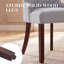 Chaise d'appoint rembourrée en bois manufacturé et massif Gailord-97430516
