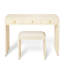 Shagreen Vanity Table and Stool Set