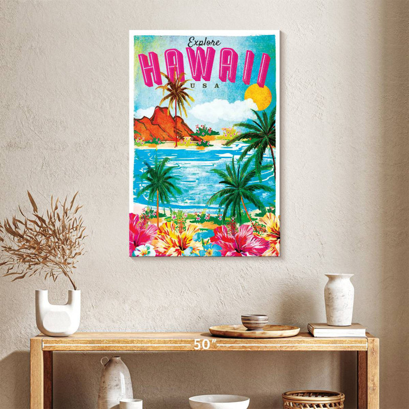 Explorez Hawaï, H 36 po x l 24 po