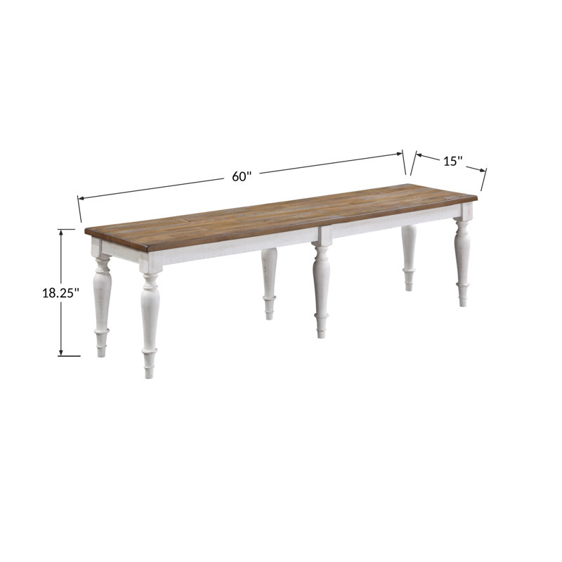 Brigg Solid Wood Bench