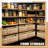 4 Pcs Wicker Storage Basket Water Hyacinth Seagrass Woven Baskets For Organizing Square Wicker Storage Cubes With Handles Natural Organizer Baskets Pack For Shelves Bedroom