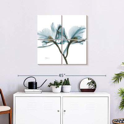 Orchidées en bleu