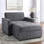 Fauteuil-lit convertible de 49 po de large Lida-1860456095