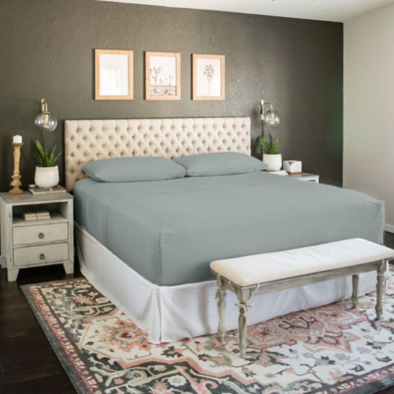 Luxe & Lazy Sheet Set, Blue, Full XL Sheet Set