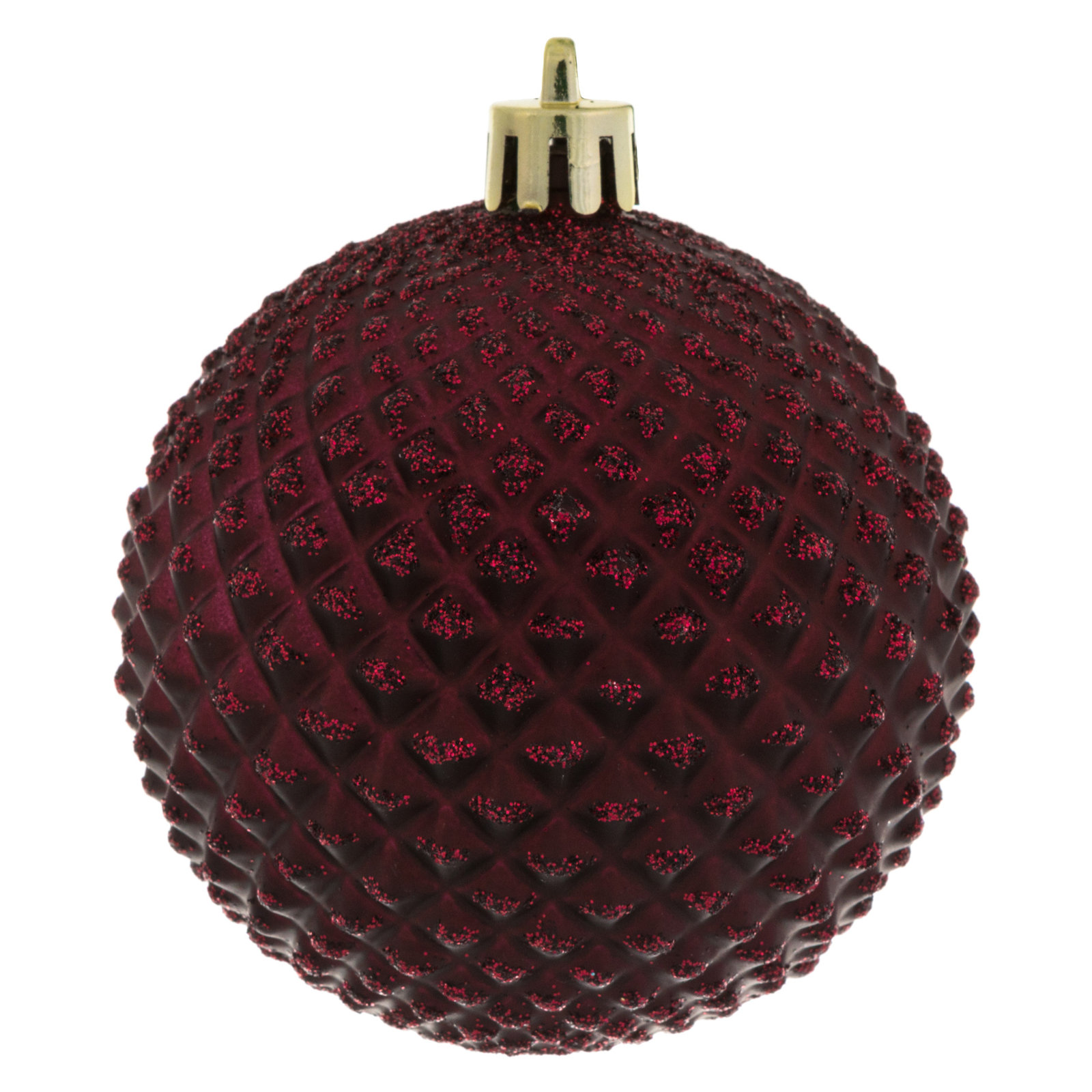 3" Shatterproof Bauble, Wine